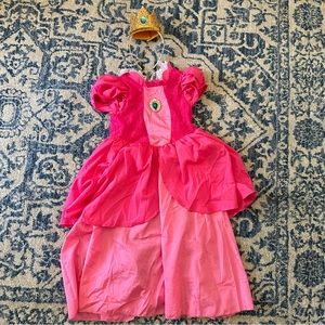 Princess Peach Halloween Costume 3T-4T
